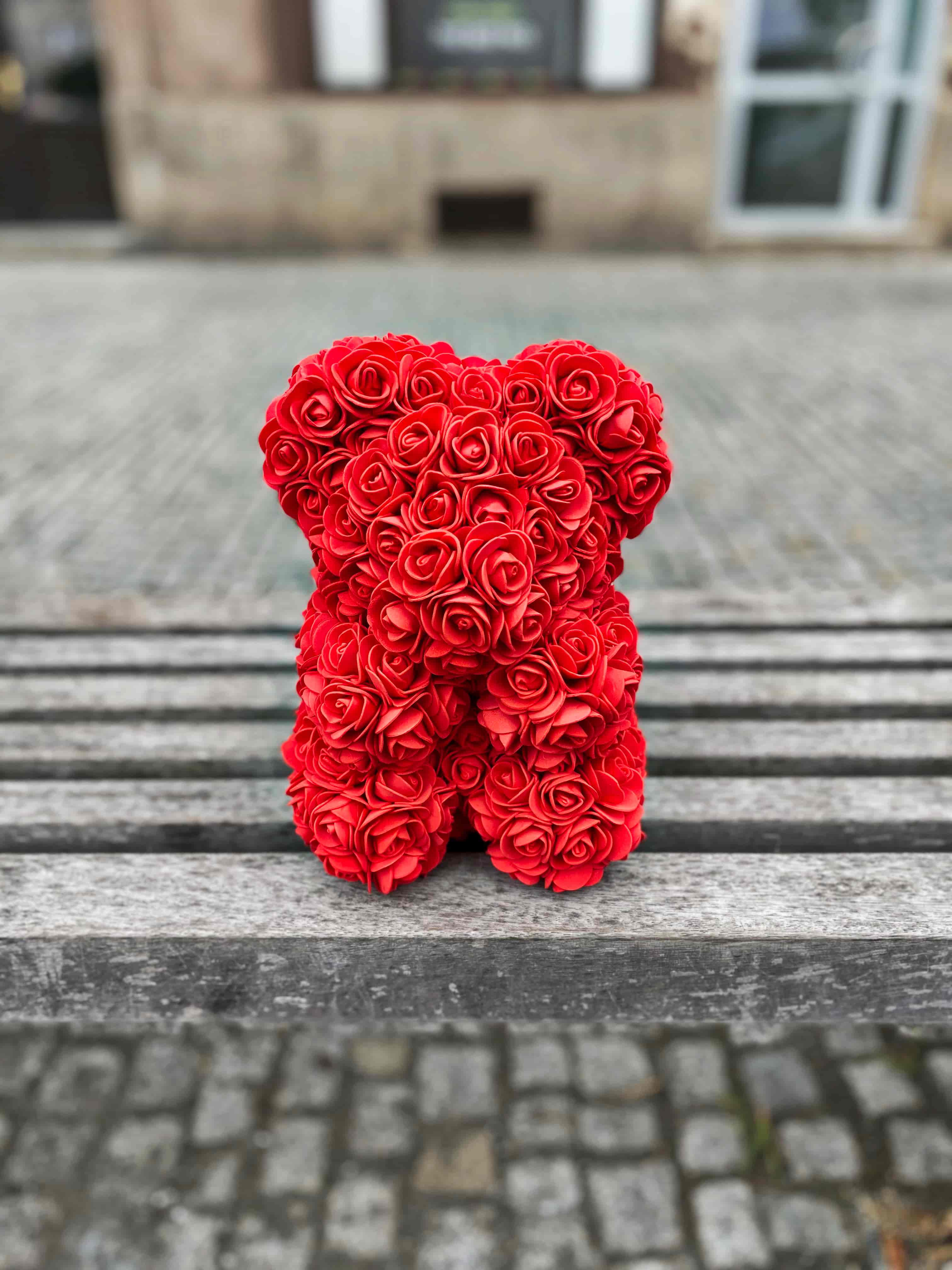 3 růže a Rose bear